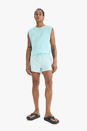 DeFactoFit Andy Baskılı Esnek Dokulu Kısa Boy Sporcu Deniz Şortu B5987AX25HSTR17