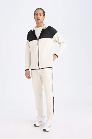 DeFactoFit Standart Fit Jogger Eşofman Altı Skuba Dalgıç Kumaş Sporcu Beli Lastikli B4537AX25SPBG721