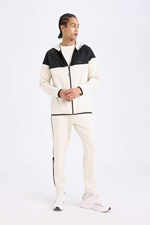 DeFactoFit Standart Fit Jogger Eşofman Altı Skuba Dalgıç Kumaş Sporcu Beli Lastikli B4537AX25SPBG721