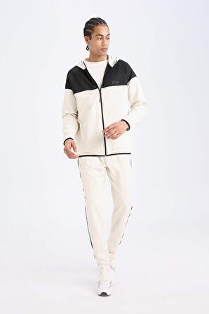 DeFactoFit Standart Fit Jogger Eşofman Altı Skuba Dalgıç Kumaş Sporcu Beli Lastikli B4537AX25SPBG721