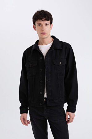 DeFacto Regular Fit Jean Ceket E4990AX25SPNM40