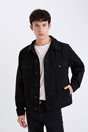 DeFacto Regular Fit Jean Ceket E4990AX25SPNM40