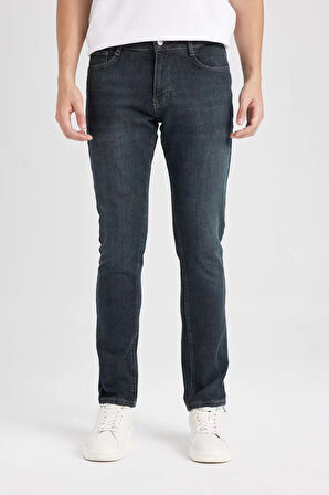 Pedro Slim Fit Dar Kalıp Normal Bel Dar Paça Jean Pantolon