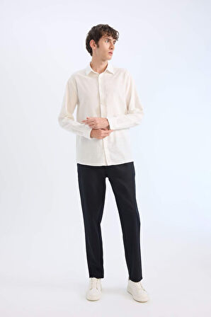 DeFacto Yazlık Tensel Kumaş Jogger Pantolon Basic Cepli Dar Paça B4091AX25SPBK81
