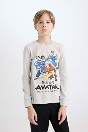 DeFacto Erkek Çocuk Pijama Takımı Avatar the Last Airbender Uzun Kollu Üst Uzun Alt D3625A824WNGR94