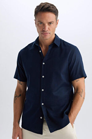 DeFacto Regular Fit Polo Yaka Kısa Kollu Gömlek D6105AX25SPNV253