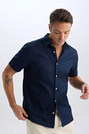 DeFacto Regular Fit Polo Yaka Kısa Kollu Gömlek D6105AX25SPNV253