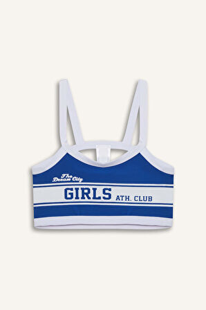 Kız Çocuk Baskılı Şortlu Bikini Takımı