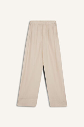 Wide Leg Krinkıl Kumaş Pantolon