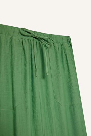 DeFacto Esnek Belli Harem Pantolon D9809AX25SMGN769