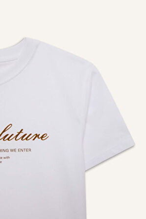 DeFacto Erkek Çocuk Bisiklet Yaka Baskılı Kısa Kollu Tişört E0440A825SMWT34