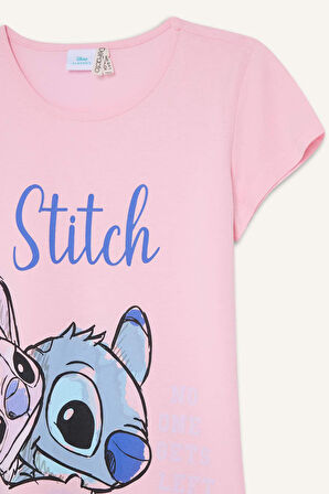 Kız Çocuk Disney Lilo & Stitch Kısa Kollu Elbise