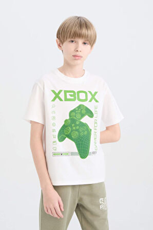 DeFacto Erkek Çocuk Xbox Bisiklet Yaka Kısa Kollu Tişört E3100A825SMWT34