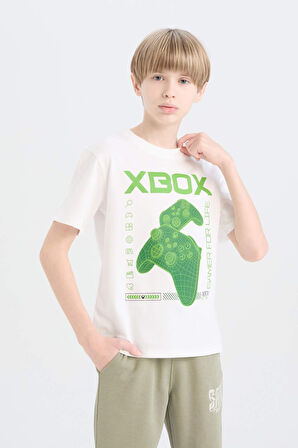 DeFacto Erkek Çocuk Xbox Bisiklet Yaka Kısa Kollu Tişört E3100A825SMWT34