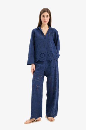 DeFacto Regular Fit Brode Plaj Pantolonu E4711AX25SMNV241