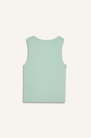 DeFacto Kız Çocuk Bisiklet Yaka 2'li Atlet B6704A825SMPN447