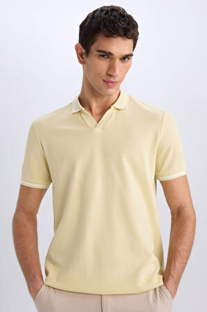 DeFacto Regular Fit Polo Yaka Kısa Kollu Tişört E2251AX25SMGN654