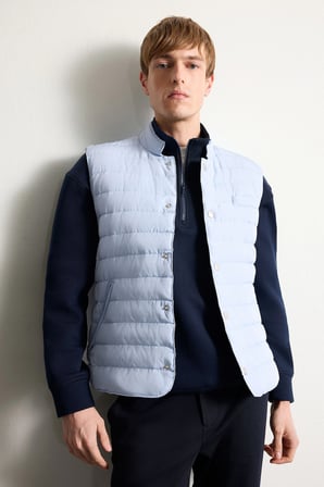 DeFacto Slim Fit Dar Kesim Çıtçıtlı Kaz Tüyü Yelek E6420AX25SPBE196