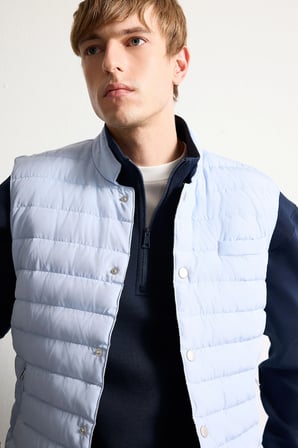 DeFacto Slim Fit Dar Kesim Çıtçıtlı Kaz Tüyü Yelek E6420AX25SPBE196