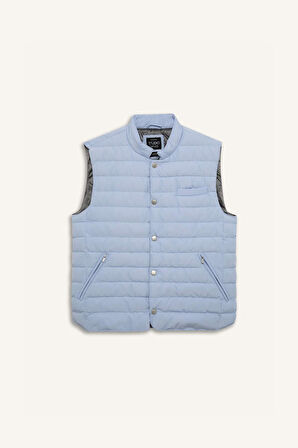 Slim Fit Dar Kesim Pamuklu Yelek