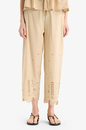 Regular Fit Brode Plaj Pantolonu-Fall in Love