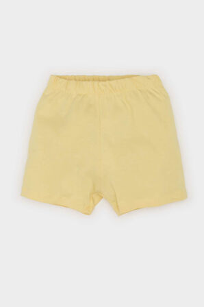 DeFacto Erkek Bebek Disney Winnie The Pooh Pijama Takımı Kısa Kollu Penye Üst Beli Lastikli Şort E4785A525HSYL267