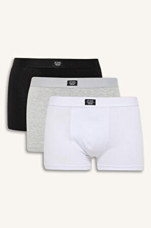 Erkek Regular Fit 3'lü Boxer