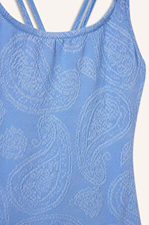 Kız Çocuk Desenli Mayo