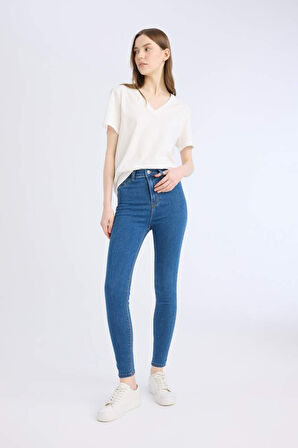 Defacto Kadın Jean Pantolon B7498AX/NM28 MID BLUE