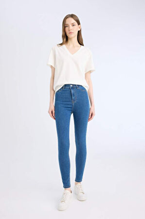 Defacto Kadın Jean Pantolon B7498AX/NM28 MID BLUE
