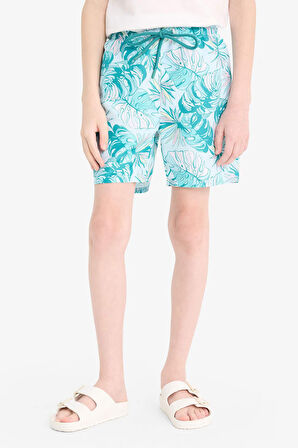DeFacto Erkek Çocuk Floral Deniz Şortu E5182A825HSBE520