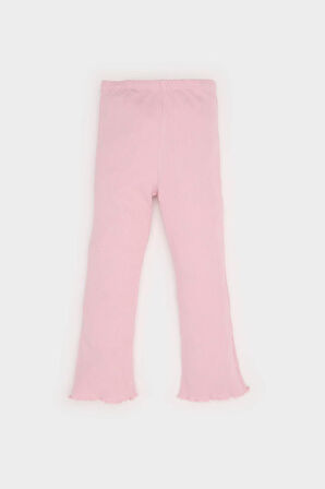 DeFacto Kız Bebek 2'li Takım Leopar Desenli Uzun Kollu Tişört Beli Lastikli Tayt E5467A525SPWT47