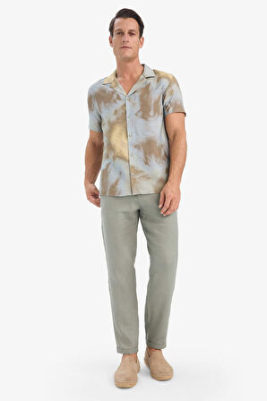 DeFacto Modern Fit Polo Yaka Aerobin Yazlık Kısa Kollu Gömlek E1220AX25SMBE215