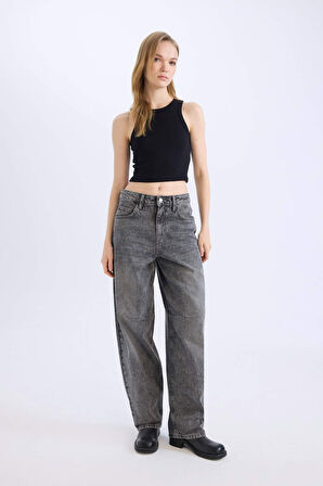 DeFacto Fitted Halter Yaka Fitilli Kaşkorse Atlet U0357AZ25SMBK81