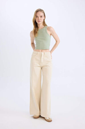 DeFacto Fitted Halter Yaka Fitilli Kaşkorse Atlet U0357AZ25SMGN1135