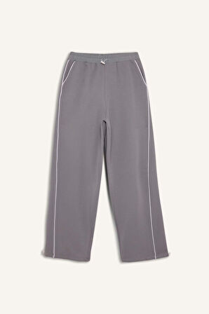 DeFacto 	Coool Beli Lastikli Wide Leg Geniş Bol Paça Eşofman Altı E0163AX24WNGR265