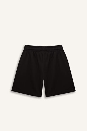 DeFacto Kız Çocuk Relax Fit Beli Lastikli Basic Düz Şort D9058A825HSBK81