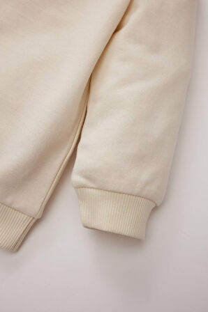DeFacto Kız Bebek Bisiklet Yaka Baskılı Sweatshirt D8548A525SPER233