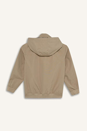 DeFacto Erkek Çocuk Su İtici Kapüşonlu Fermuarlı Mont D5917A825SPBG693