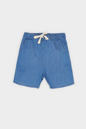 DeFacto Erkek Bebek Beli Lastikli Jean Şort E6837A525SMNM28