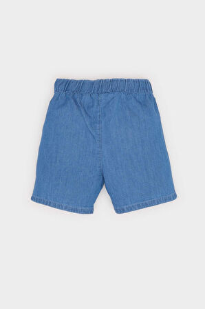 DeFacto Erkek Bebek Beli Lastikli Jean Şort E6837A525SMNM28