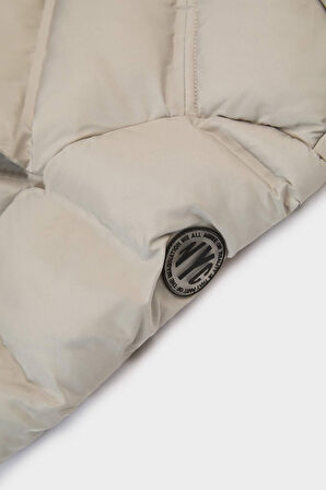 Erkek Bebek Kapüşonlu Fermuarlı Mont