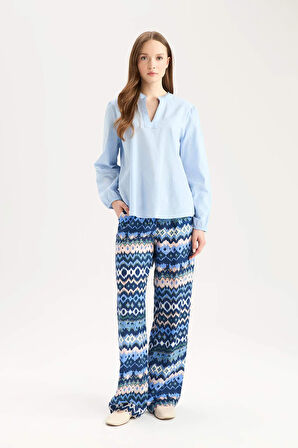 Traditional Regular Fit Cep Detaylı Düz Paça Pantolon