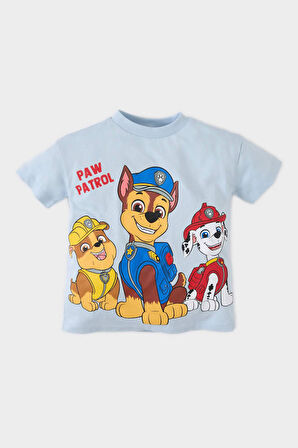 DeFacto Erkek Bebek Paw Patrol Bisiklet Yaka Kısa Kollu Tişört E7171A525SMBE343