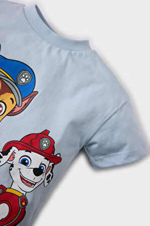 DeFacto Erkek Bebek Paw Patrol Bisiklet Yaka Kısa Kollu Tişört E7171A525SMBE343