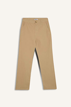 DeFacto Coool Straight Fit Gabardin Pantolon Yüksek Bel E4346AX25SPBG638