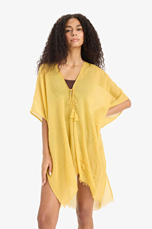 Fall in Love Regular Fit Pamuklu Kimono