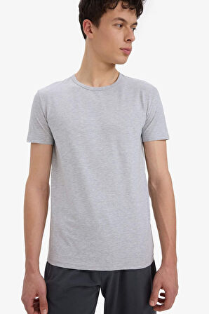 DeFacto Slim Fit Dar Kesim Bisiklet Yaka Üst L4885AZ25SPGR210