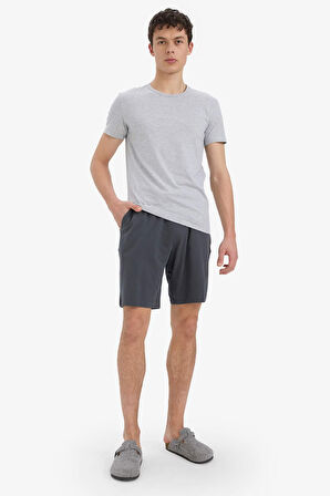 DeFacto Slim Fit Dar Kesim Bisiklet Yaka Üst L4885AZ25SPGR210