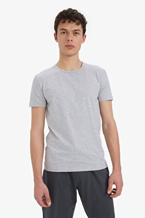 DeFacto Slim Fit Dar Kesim Bisiklet Yaka Üst L4885AZ25SPGR210